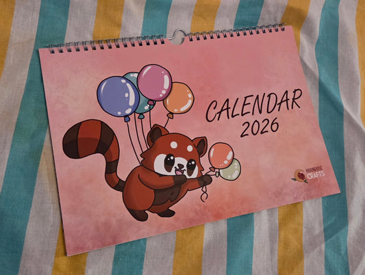 A4 wall 2026 calendar