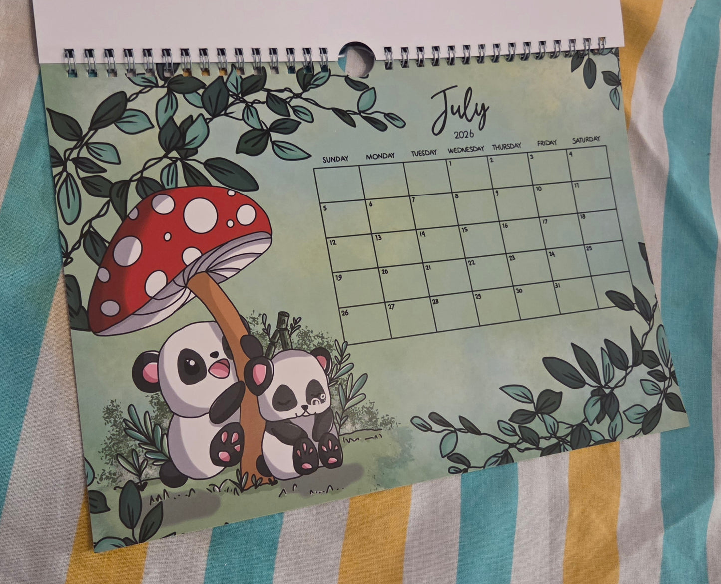 A4 wall 2026 calendar