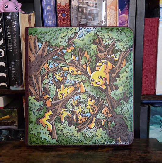 Binder pikachu forest