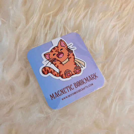 Magnetic Bookmark Red cat